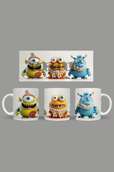 Fizello Cute Baby Monsters - Cute Baby Monsters Mug