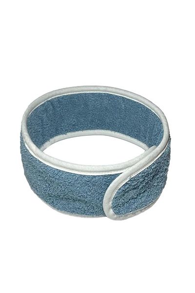 Ellaline Πετσέτα Bandana Athlete Headband Μακιγιάζ Μαλλιών Περιποίηση δέρματος Spa Gym Fitness 100% βαμβακερό μπλε
