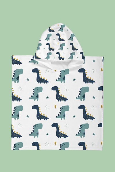 Evdek Πετσέτα παραλίας Dino Kids Poncho