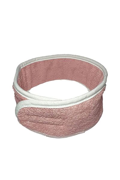 Ellaline Πετσέτα Bandana Athlete Headband Μακιγιάζ Μαλλιών Περιποίηση δέρματος Spa Gym Fitness 100% βαμβακερό ροζ