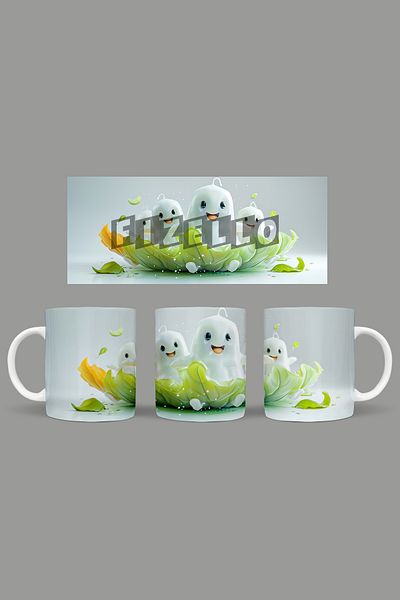 Fizello Cute Ghots - Cute Ghots Themed Mug