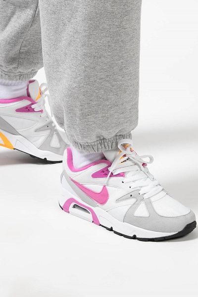 Nike Air Structure Triax 91 Unisex Sneaker Casual Sneakers White Pink
