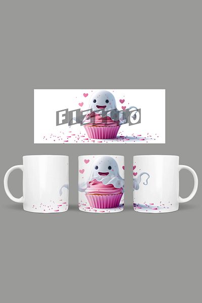 Fizello Cute Ghots - Cute Ghots Themed Mug
