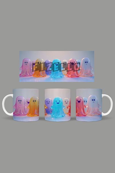 Fizello Cute Ghots - Cute Ghots Themed Mug