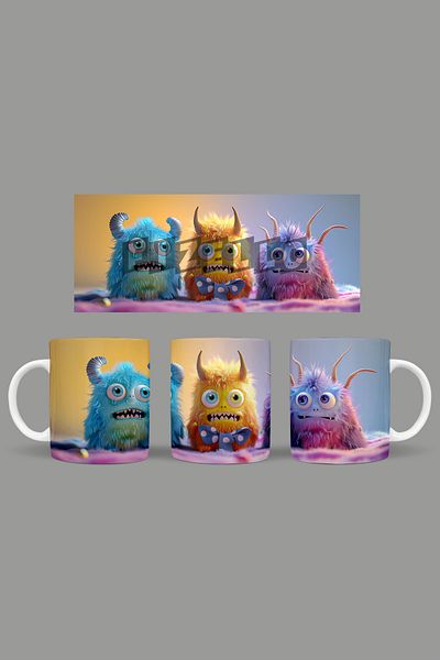 Fizello Cute Baby Monsters - Cute Baby Monsters Mug