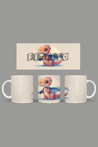 Fizello Cute Dinosaurs - Cute Dinosaur Themed Mug