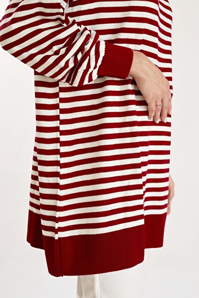 Rays Claret Red 5345 Model Thin Line Polo Tunic