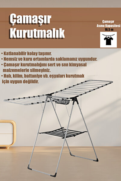 DAYSTONE Forte Metal Çamaşır Kurutmalık