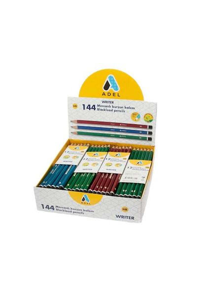 Adel Writer Mercan Pencil 12 Pack Red Hb Easy Open New Production
