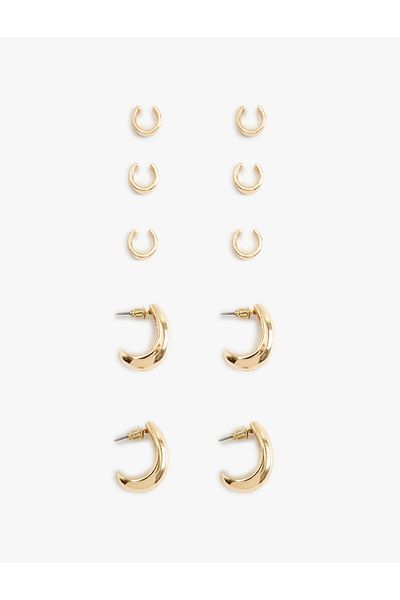 Koton Ring and Cartilage Earrings Set