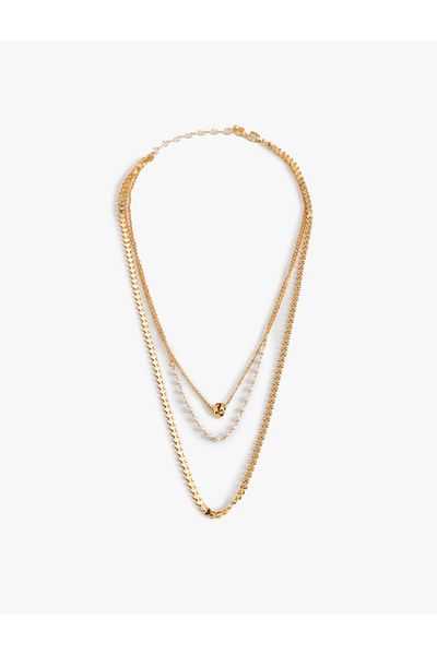 Koton Two Rows Chain Necklace