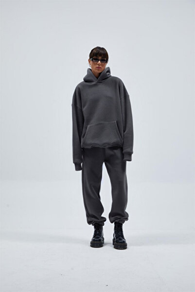 BayBayan Γυναικείο σετ φόρμας χειμερινής βασικής φόρμας χωρίς στάμπα