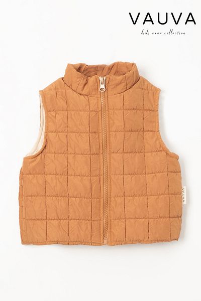 Vauva Girl Boy Baby Child Vest Seasonal Lined Quilted Waterproof Vest