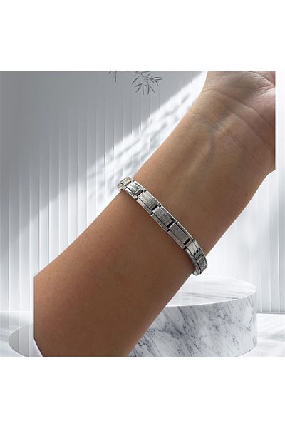 Kiraz Accessory Italian Charm Bracelet Thin 7 mm (18 cm)