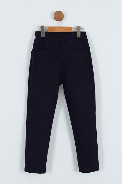 Pollito Boys' Woven Elastic Waist School Pants