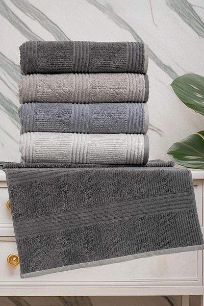 Altınbaşak Wanda Assortment - Set of 4 100% Cotton Hand Towels