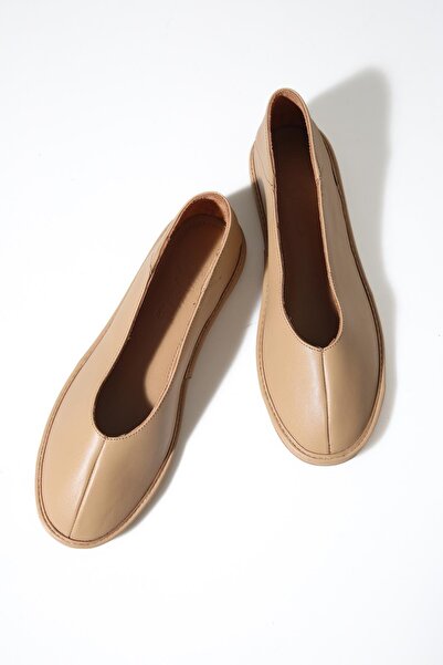 5in1Canpolat Nude Yumuşak Babet 44901