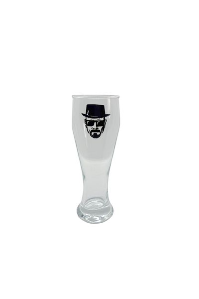 The Lucid Lab Walter White / Printed Pasabahce Beer Glass - 520 Cc