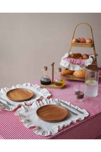 KaiHome 4-Piece Acacia Serving and Presentation Plate