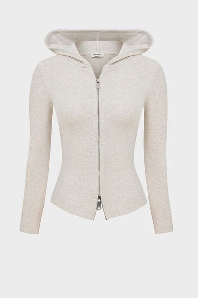 IAMNOTBASIC Beige Melange Rowen Cardigan