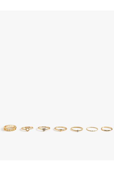 Koton Ring Set Stone Detailed Twist