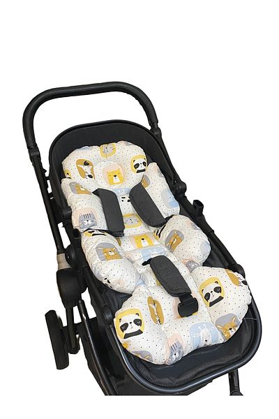 Wayne's Premium Baby Stroller Cushion, Lumbar Support, Double-Sided Use