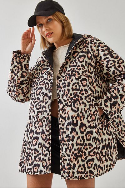 Bianco Lucci Women's Diamond Patterned Quilted Coat