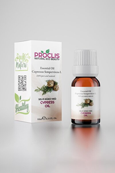 proclis زيت شجرة السرو، زيت أساسي طبيعي 100%، زيت السرو 10 مل