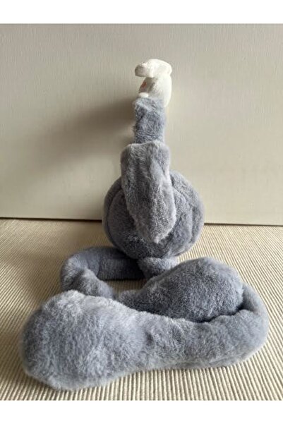 CosmoOutlet Παιδικά ακουστικά με κινούμενα αυτιά, χαριτωμένο όψη, βελούδινο ήχο, γκρι χρώμα