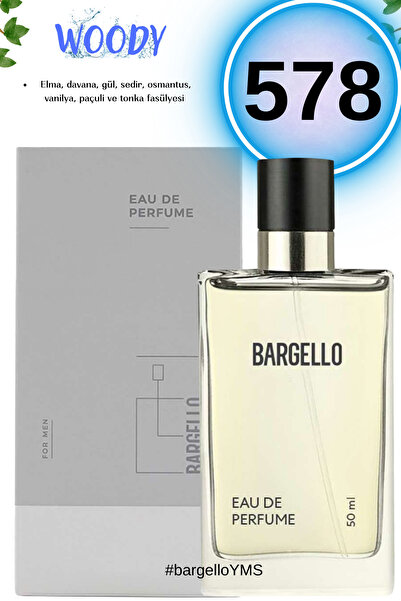 Bargello 578 Woody Erkek Parfüm 50 Ml Edp