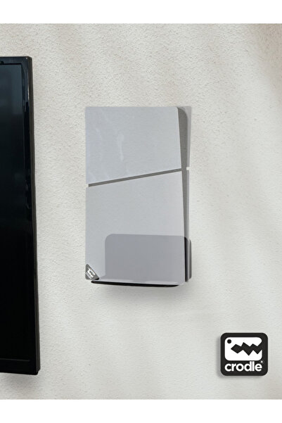 Crodle Ps5 Ve Ps5 Slim Duvar Standı Yerden Tasarruf Rahat Hava Akışı Gaming Aksesuar Konsol Tutacağı