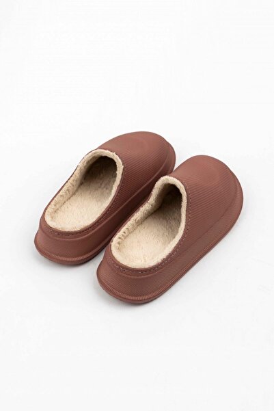 Beyond Dámská Dusty Rose Wander Matná Phylonová vložka Pantofle Furry House 4cm Byndfay01