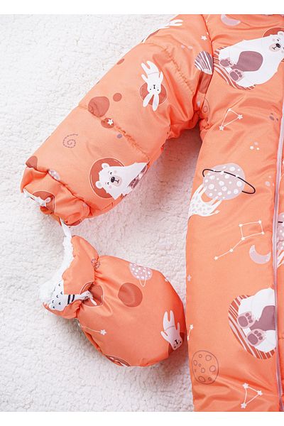 Baby Minty Space Printed Baby Astronaut Jumpsuit