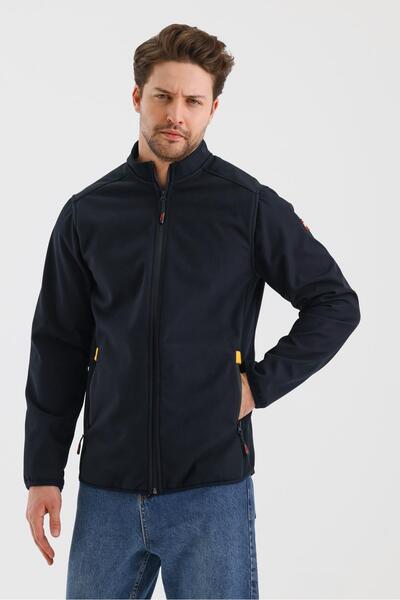 ALEXANDERGARDI DİK YAKA FERMUARLI ASTARSIZ İÇİ POLAR SU İTİCİ SOFTSHELL KUMAŞ...