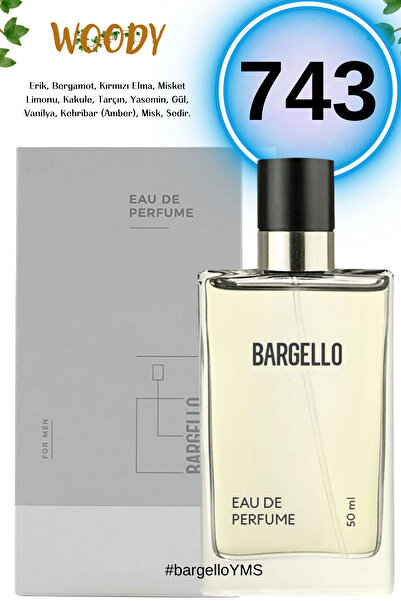 Bargello 743 Woody Erkek Parfüm Edp 50 ml