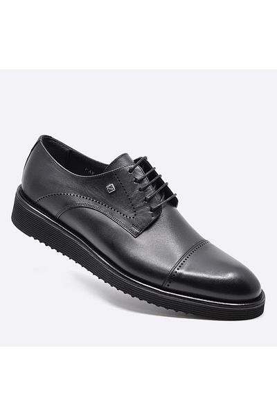 Fosco Classic Genuine Leather Men's Shoes Oversize and Waiter Size