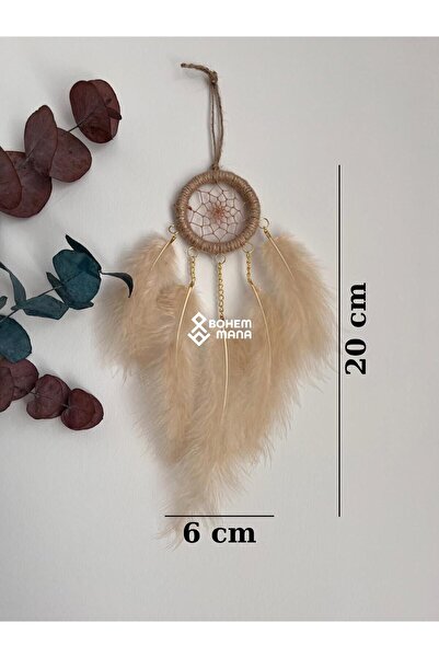 bohemmana Mini Jüt Düş Kapanı Araba Süsü Duvar Süsü 6 Cm*20 Cm (ADET)