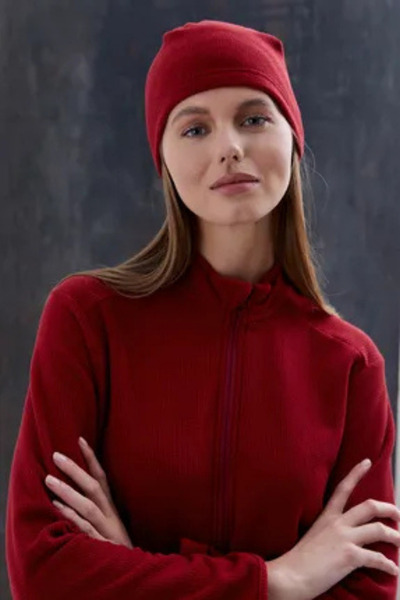 Decathlon Wedze Yetişkin Kayak Beresi Bordo Renk