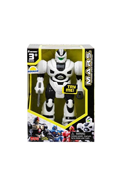 TOYFEST Sesli ve Işıklı Yürüyen Robot 18 cm.