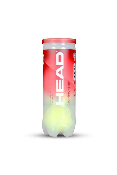 Head Championship Tennis Ball | Green | 1 Can - 3 Balls | Wool | Durable | Training Ball