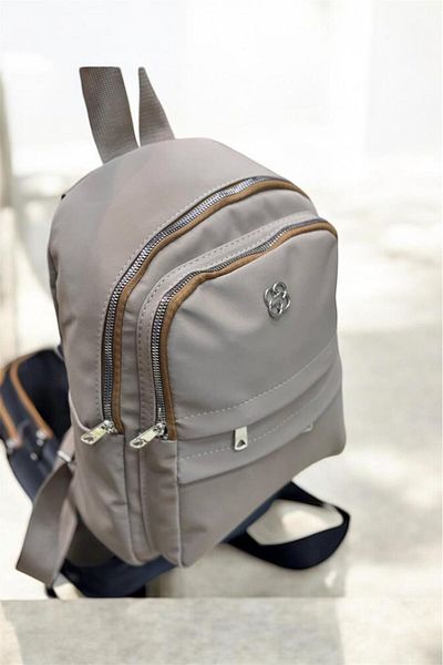 CoolBag 4 Compartment Women's Backpack Suitable for School, Texthouse Course Daily Use (32X37)
