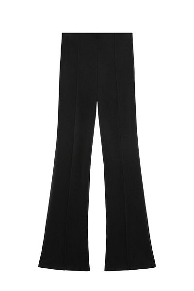 Oysho Crease flare trousers with brushed modal