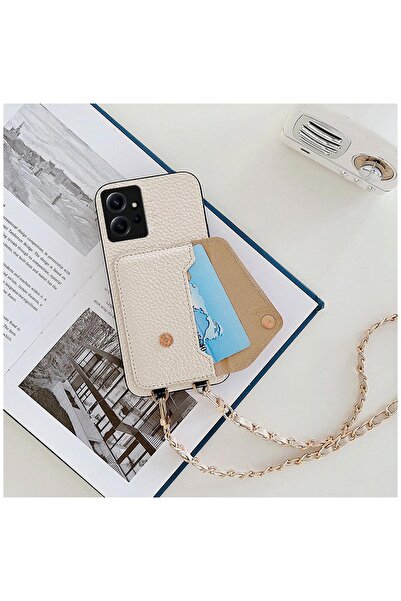 Zebana Xiaomi Redmi Note 12 4G Uyumlu Kılıf Zebana Boyun Askılı Deri Kılıf Kr...