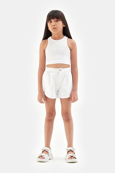 Tyess Bg Store Weißes T-Shirt für Mädchen 23ss2tj4539
