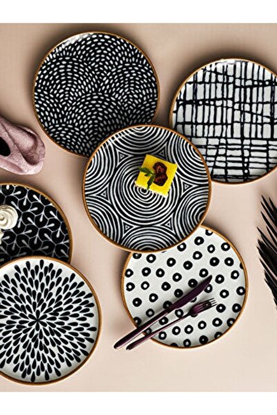 Porland Fractal 6-Person Cake and Bowl Set