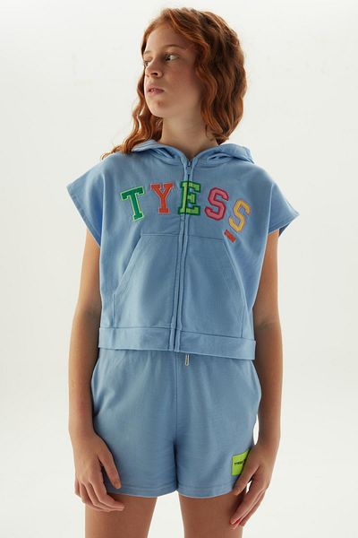 Tyess BG Store شورت أزرق للفتيات