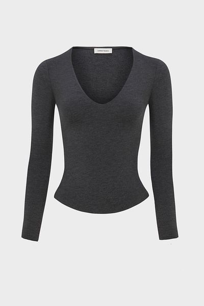 IAMNOTBASIC Candice Top - Anthracite
