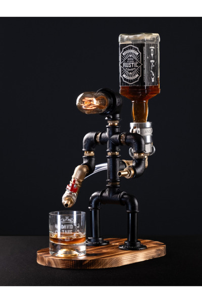 Rustik Atölye Barmen. Lampenser Içki Çeşmesi