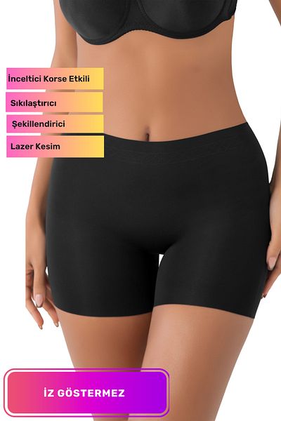 Lidyacottone Special Series Firming Recovery Shaping No Trace Laser Cutting Boxer Corset