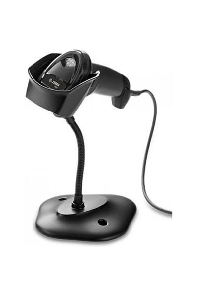 Zebra Ds2208 (Ds2208-Sr7U2100Sgw) 2D Wired USB Barcode Reader + Stand